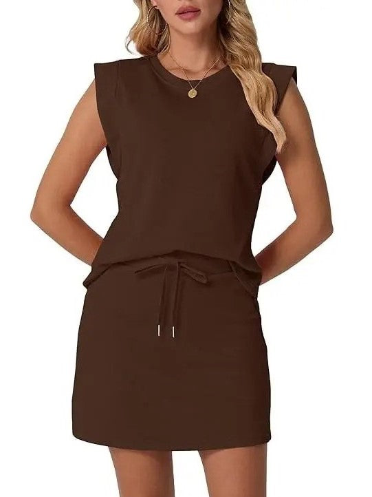 2026 Women's Summer 2 Piece Skort Set