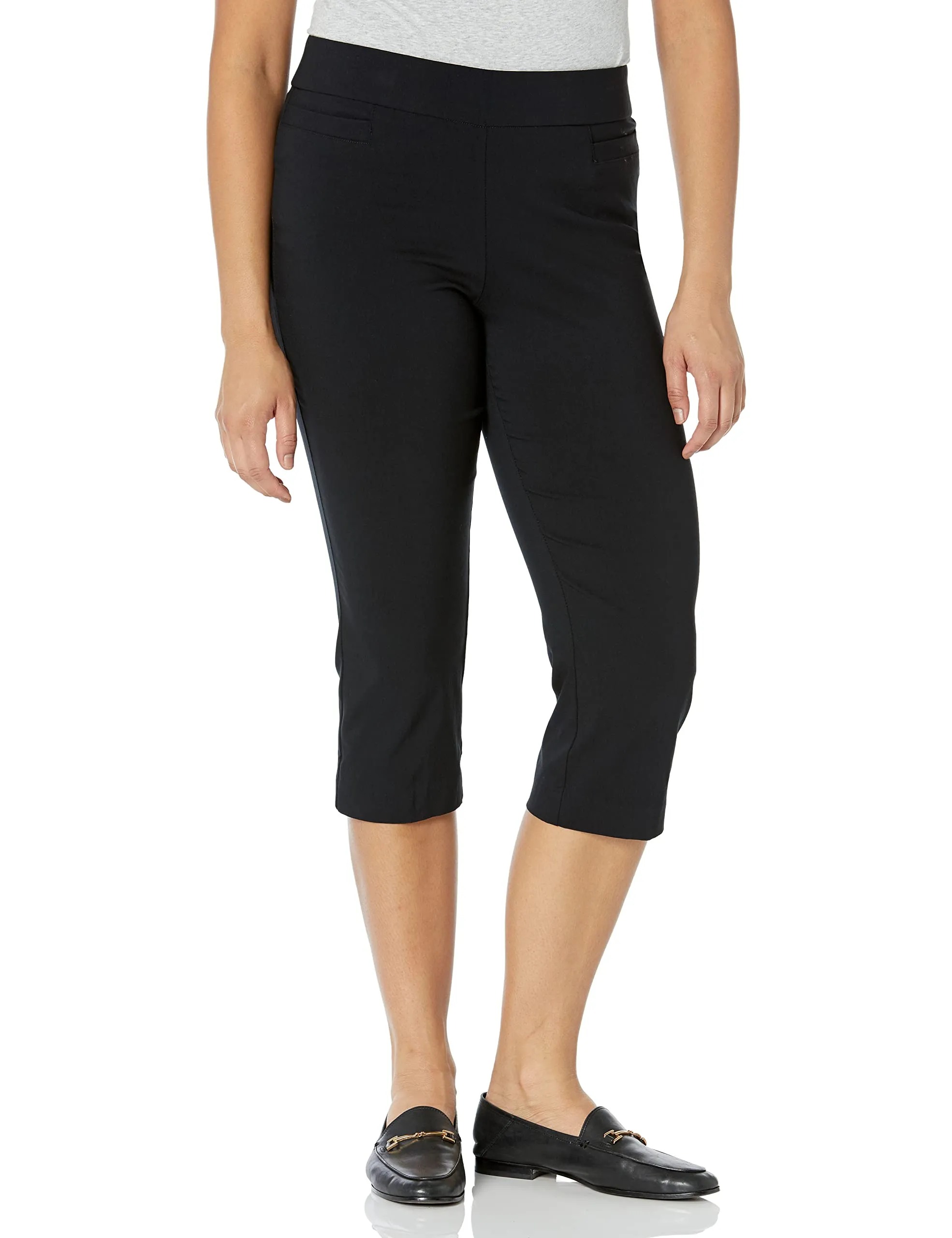 HOT SALE Women's High Waist Pull on Capri L Pocket