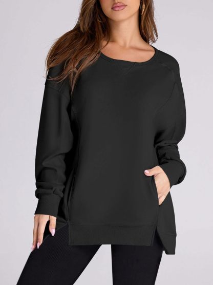 2024 Fall New Women‘s Oversized Pullover with Pockets(buy 2 10% OFF)