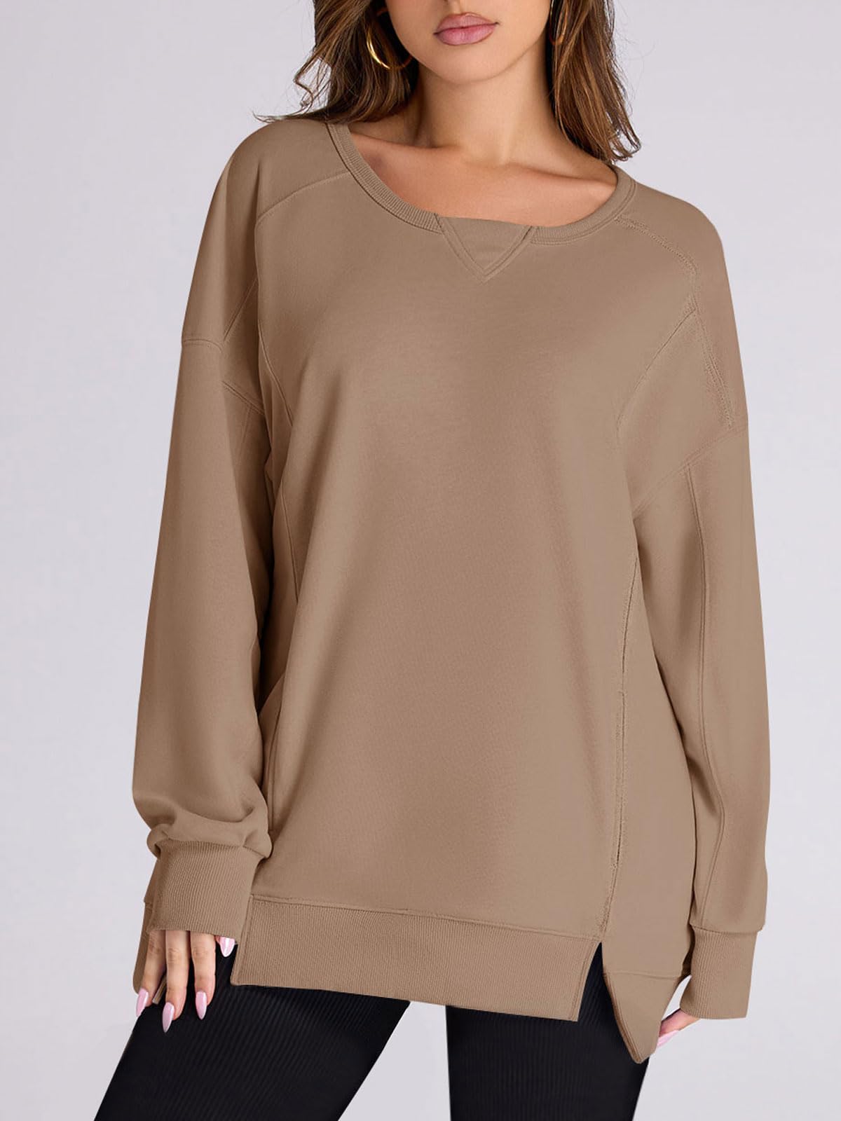2024 Fall New Women‘s Oversized Pullover with Pockets(buy 2 10% OFF)