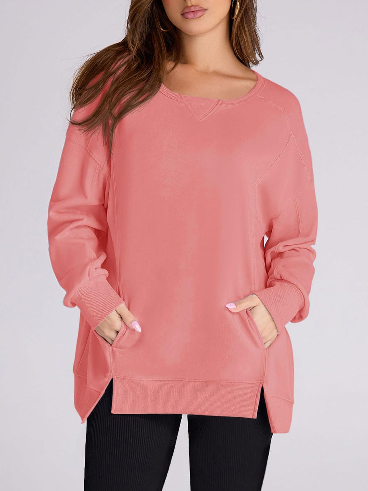 2024 Fall New Women‘s Oversized Pullover with Pockets(buy 2 10% OFF)