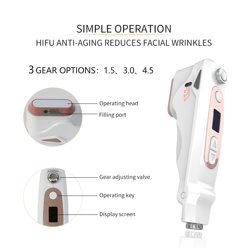 2024 New Mini Skin HIIFU Anti-wrinkle SMAS vmax Face slimming device