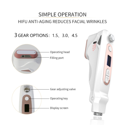 2024 New Mini Skin HIIFU Anti-wrinkle SMAS vmax Face slimming device