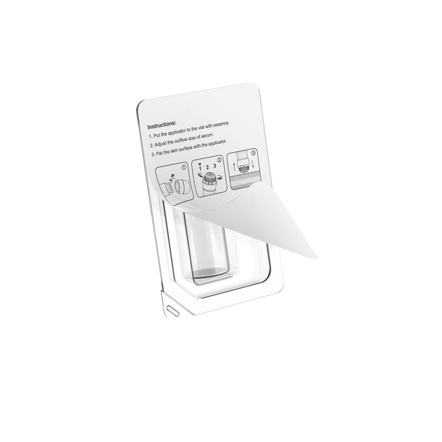 30pins Hydra Stamp Adjustable Applicator 10 ml Capacity for Skin Treatment Micro Infusion