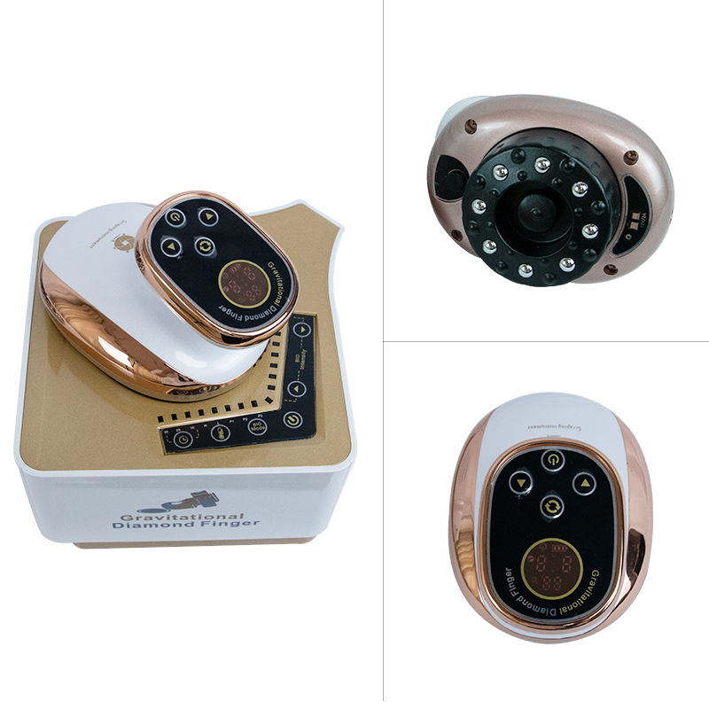 RF EMS face lift gravitational diamond finger Microcurrent Golden Finger Massage Machine