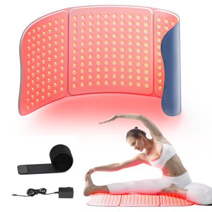 Flexible Large Cover Red Light Therapy Pad for Pain Relief Muscle Recovery Home Use Beauty Device