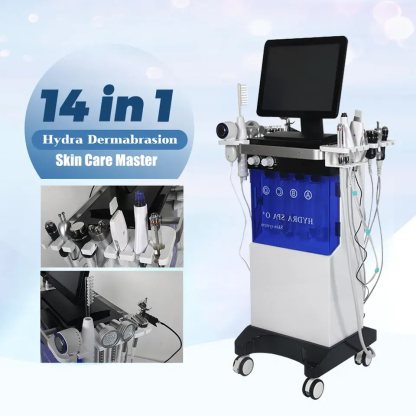 14 In 1 Hydra Facial Oxygen Jet Microdermabrasion Machine Aqua Hydra Dermabrasion Facial Machine