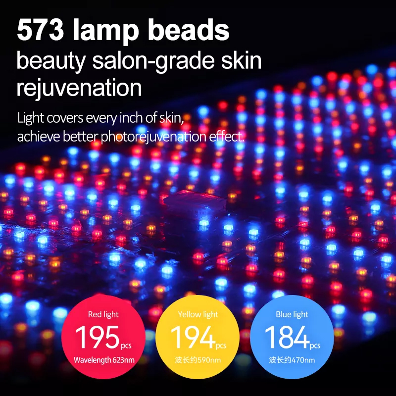 7 Color LED Photon Infrared Led Therapy Mask phototherapy anti-aging light therapy device