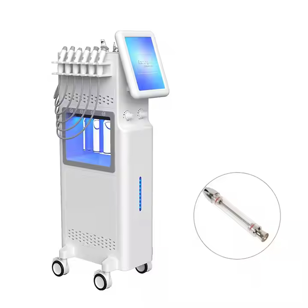 11 in 1 aqua peeling facial fractional rf skin tightening Hydra Derabrasion RF machine
