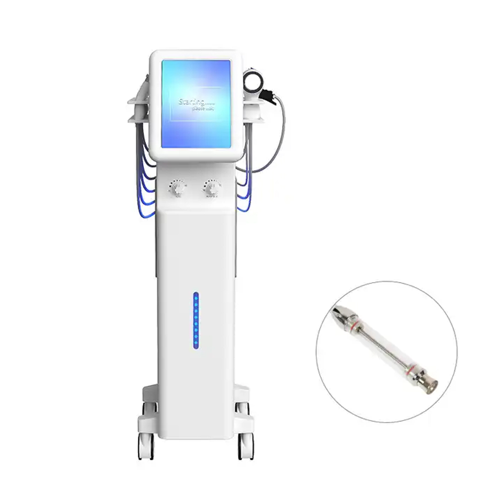 11 in 1 aqua peeling facial fractional rf skin tightening Hydra Derabrasion RF machine