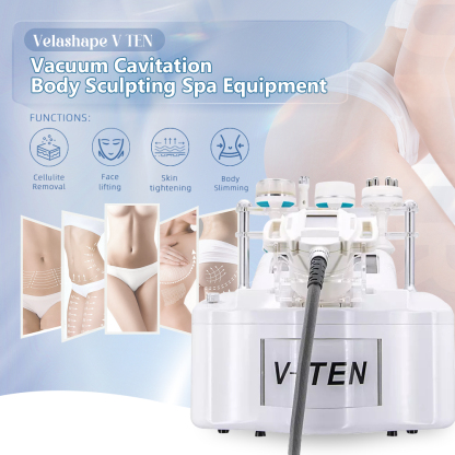  5 in 1  V Ten Weight Loss cellulite removal vacuum cavitation radio frequency machine