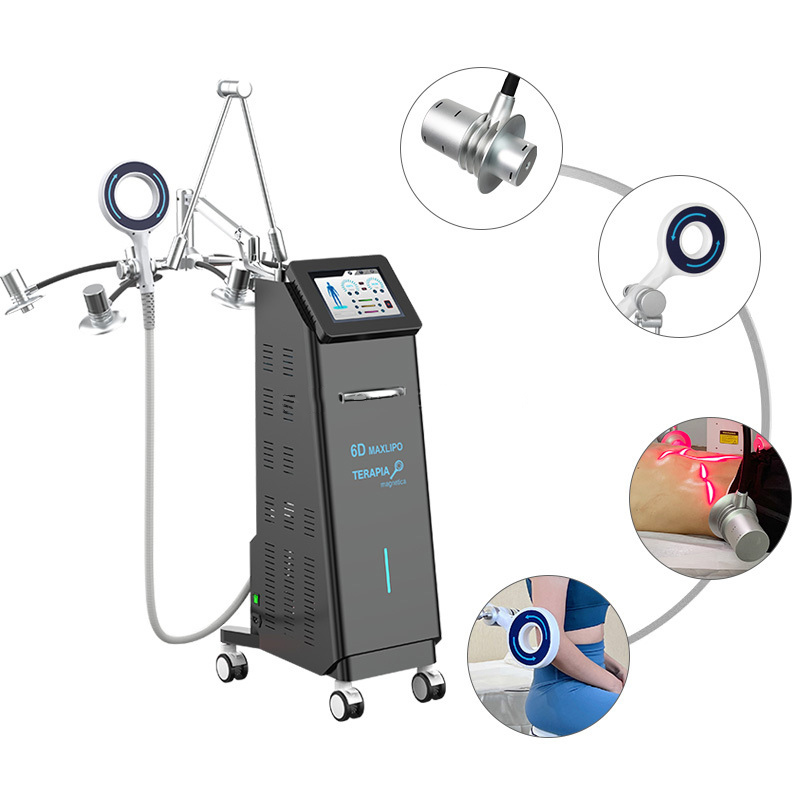  2in1 6D Maxlipo laser Magnetic Ring Terapia pain relief body slimming system machine