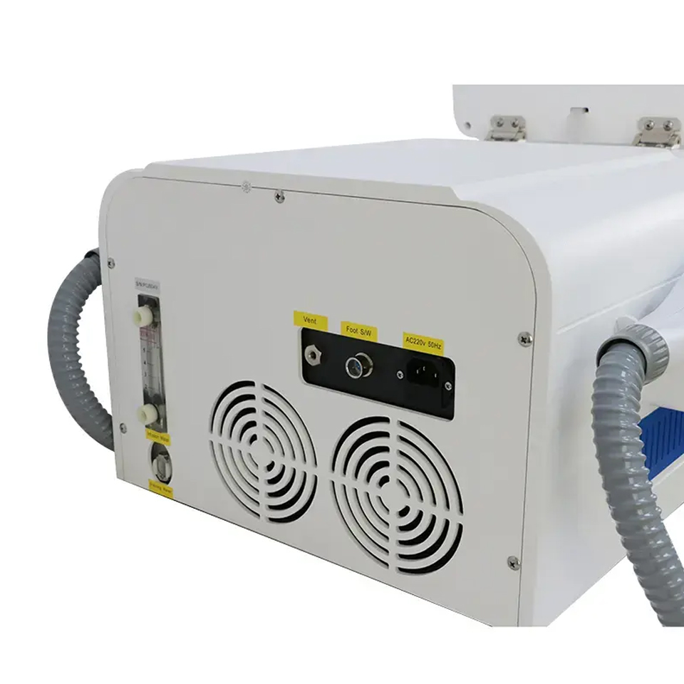 Portable 2 IN 1 nd yag laser tattoo removal opt ipl laser hair removal machine