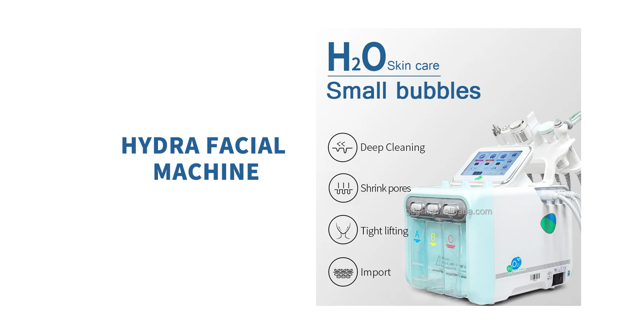 What are the benefits of using a hydra facial machine?
