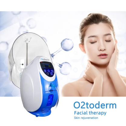 Beauty Spa Use LED O2toDerm oxygen facial skin care mask oxygen jet with oxygen sprayer