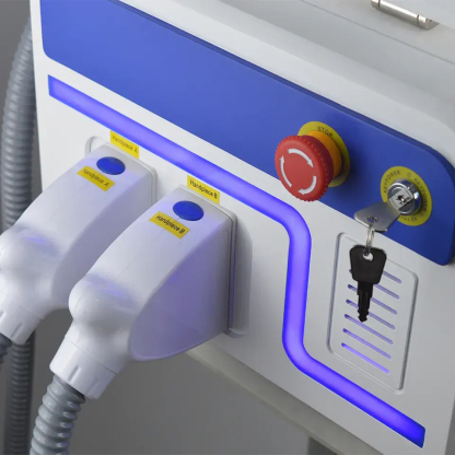 Portable 2 IN 1 nd yag laser tattoo removal opt ipl laser hair removal machine