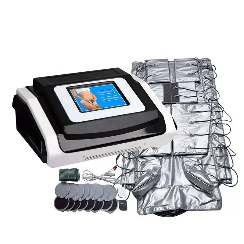 3 in 1 pressotherapy far infrared lymphatic drainage ems muscle stimulation machine