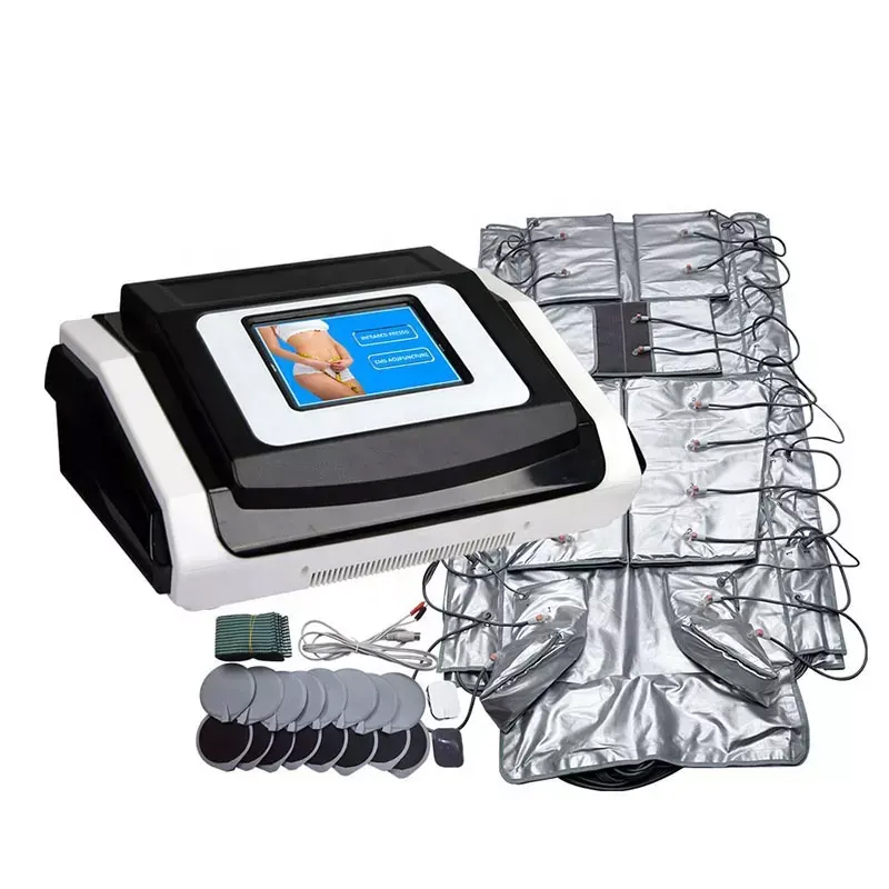 3 in 1 pressotherapy far infrared lymphatic drainage ems muscle stimulation machine