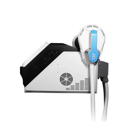 Portable 2 handles emslim muscle building fat burn body sculpting machine