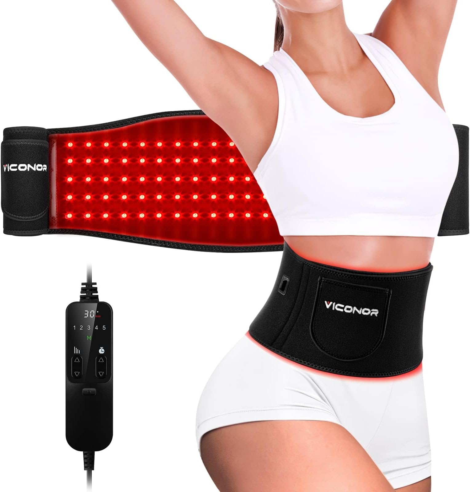 Amazon.com: Red Light Therapy Belt for Body Infrared Light Therapy ...