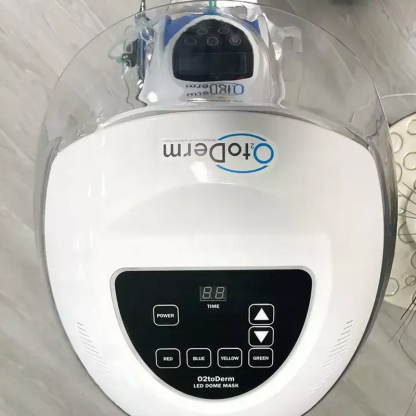 Beauty Spa Use LED O2toDerm oxygen facial skin care mask oxygen jet with oxygen sprayer