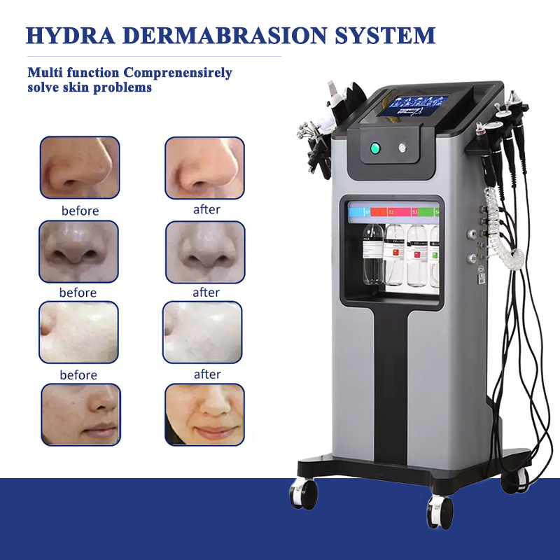 Hydra Facial 9 In 1 Hydra Water Peel Microdermabrasion Skin Care Facial Machine