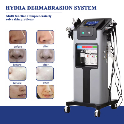 Hydra Facial 9 In 1 Hydra Water Peel Microdermabrasion Skin Care Facial Machine