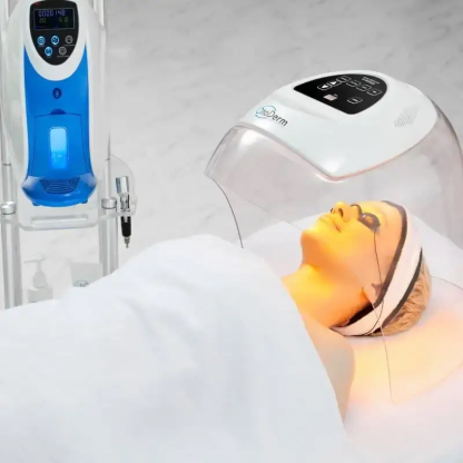 Beauty Spa Use LED O2toDerm oxygen facial skin care mask oxygen jet with oxygen sprayer