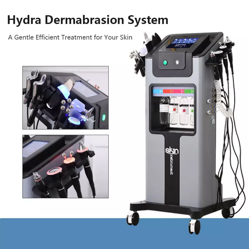 Hydra Facial 9 In 1 Hydra Water Peel Microdermabrasion Skin Care Facial Machine