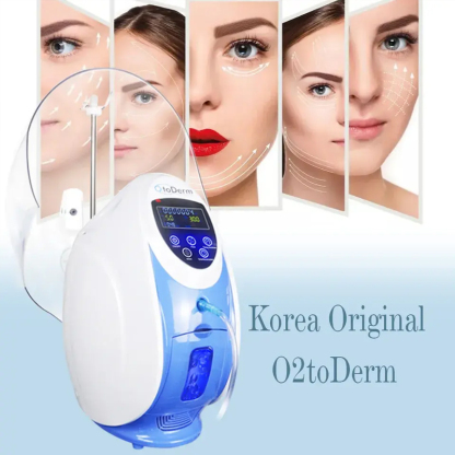 Beauty Spa Use LED O2toDerm oxygen facial skin care mask oxygen jet with oxygen sprayer