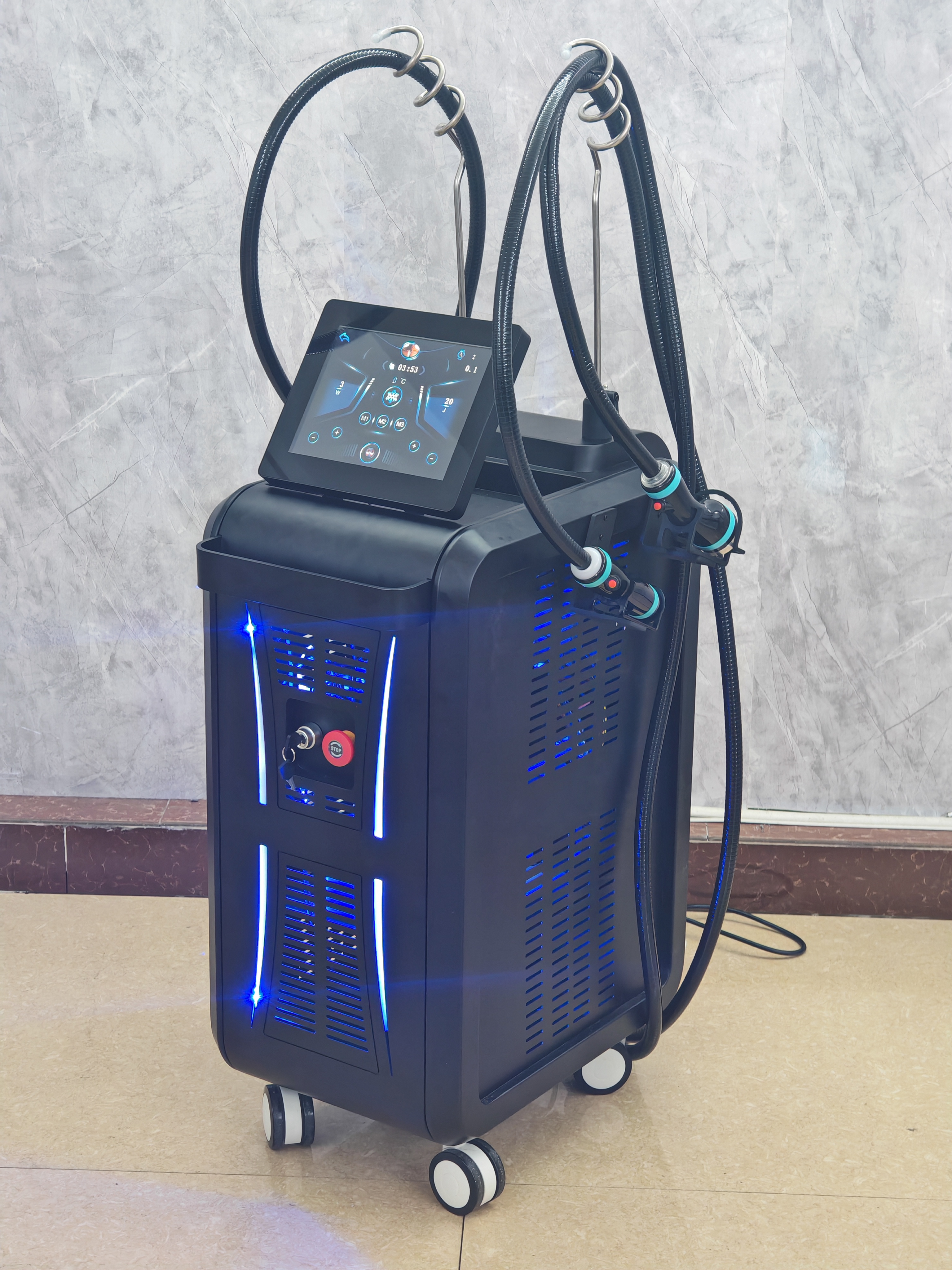 Professional 3 Handles Cellulite Removal Cryolipolysis MachineCool Wave Body Slimming Equipment for Weight Loss