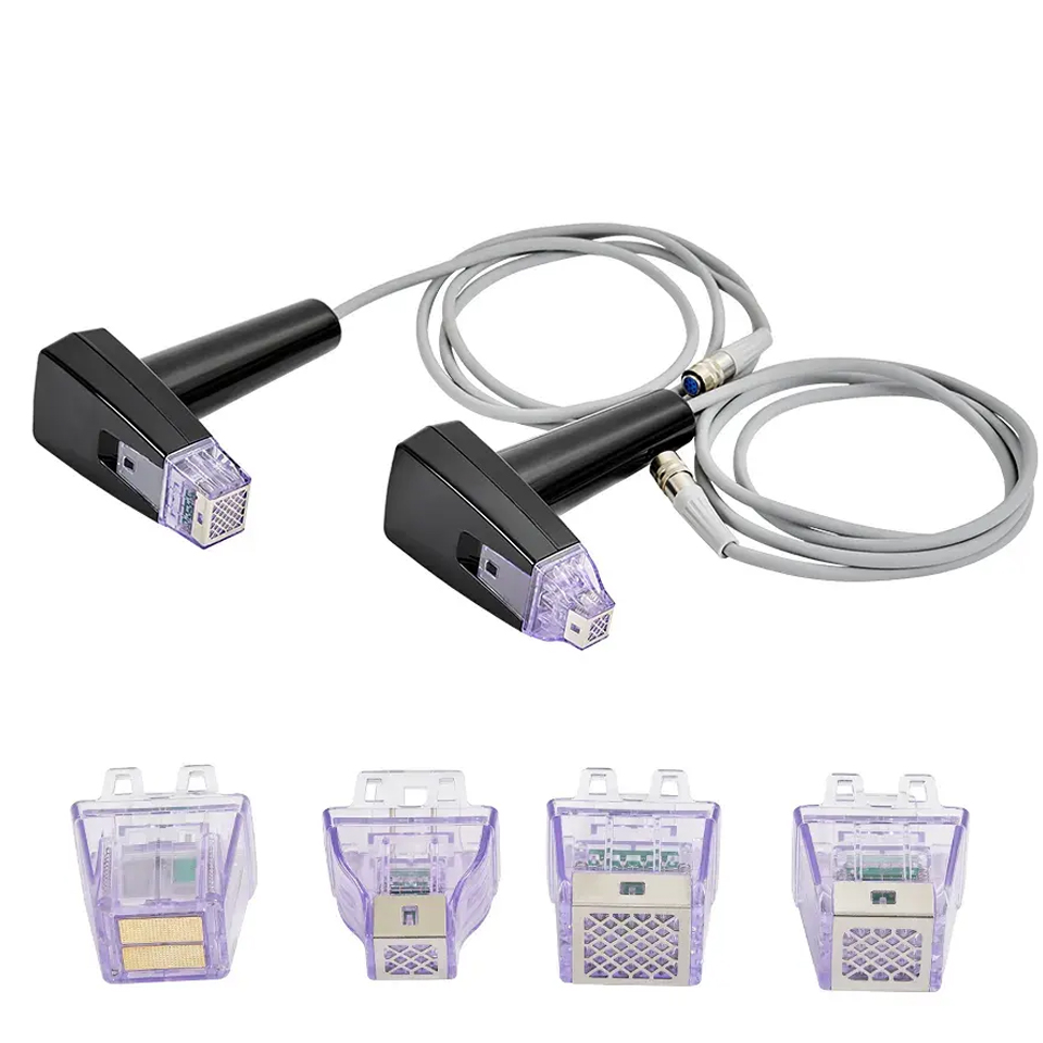 Portable/vertical morpheus8 rf microneedle machine