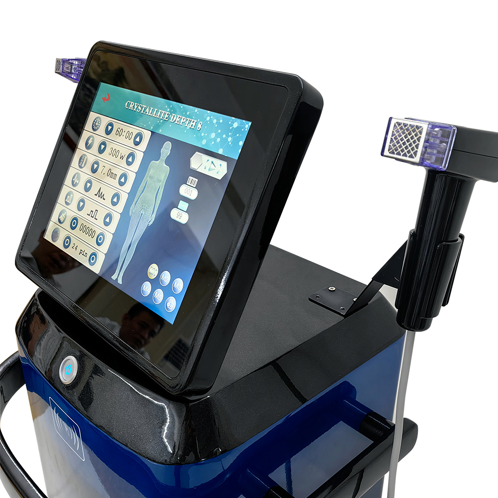 Portable/vertical morpheus8 rf microneedle machine