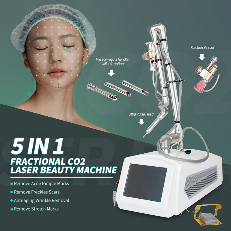 Professional Fast Effective Fractional Co2 Laser Acne Scar Wrinkle Removal Beauty Machine 
