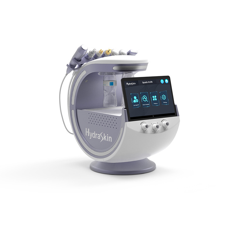 F-009 7 in 1 Smart ice Blue Oxygen Hydrafacial Skin Care Treatment  Machine