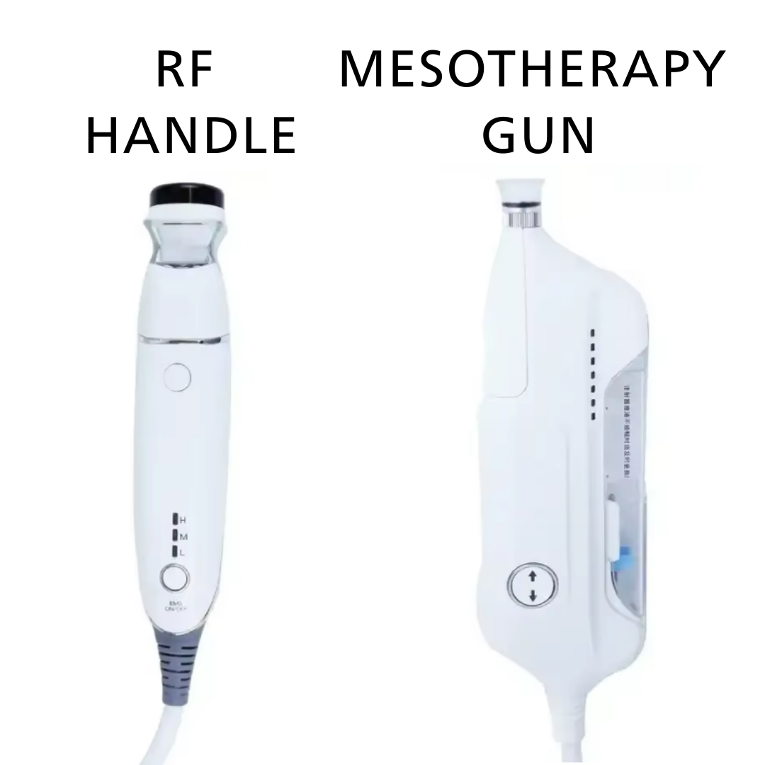 H-031C 2in1 Portable Water Jet Light No Needle Mesotherapy RF Radio Frequency Skin and Hair Scalp Rejuvenation Machine