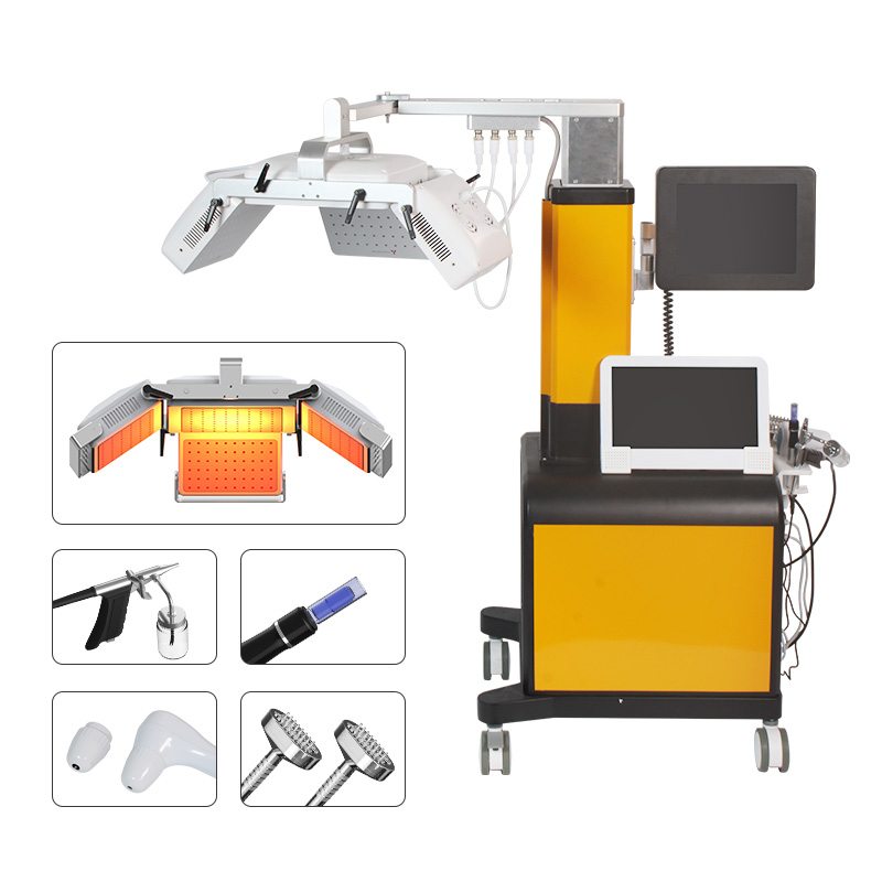 6 in 1 multifunctional without injury laser hair growth machine