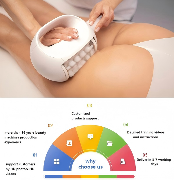 L50P Portable Endospheres Therapy Inner Ball Roller Body Slimming Shaping Machine