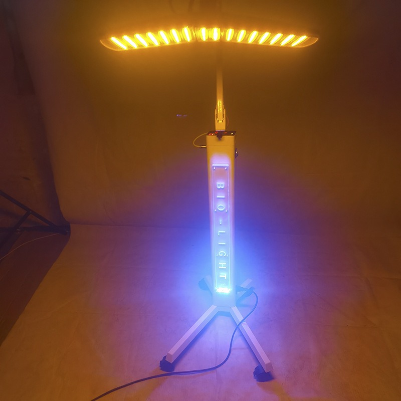 Pdt red and blue light-emitting diode phototherapy hair facial massage professional 7-color light-emitting diode Pdt treatment machine-GLM Beauty Spa Equipment Factory