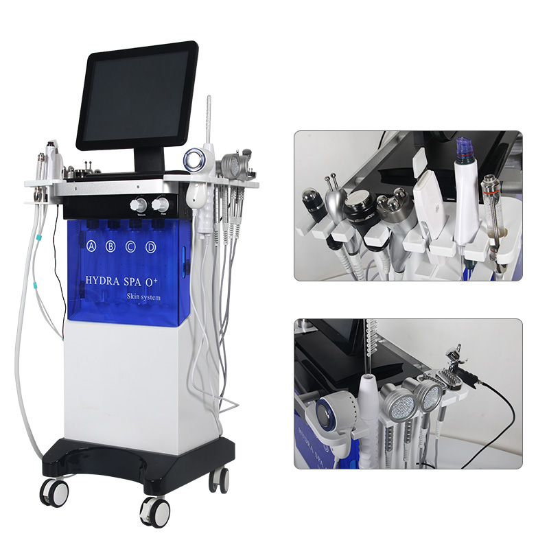 14 In 1 Hydra Facial Oxygen Jet Microdermabrasion Machine Aqua Hydra Dermabrasion Facial Machine