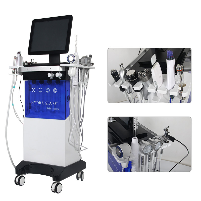 14 In 1 Hydra Facial Oxygen Jet Microdermabrasion Machine Aqua Hydra Dermabrasion Facial Machine