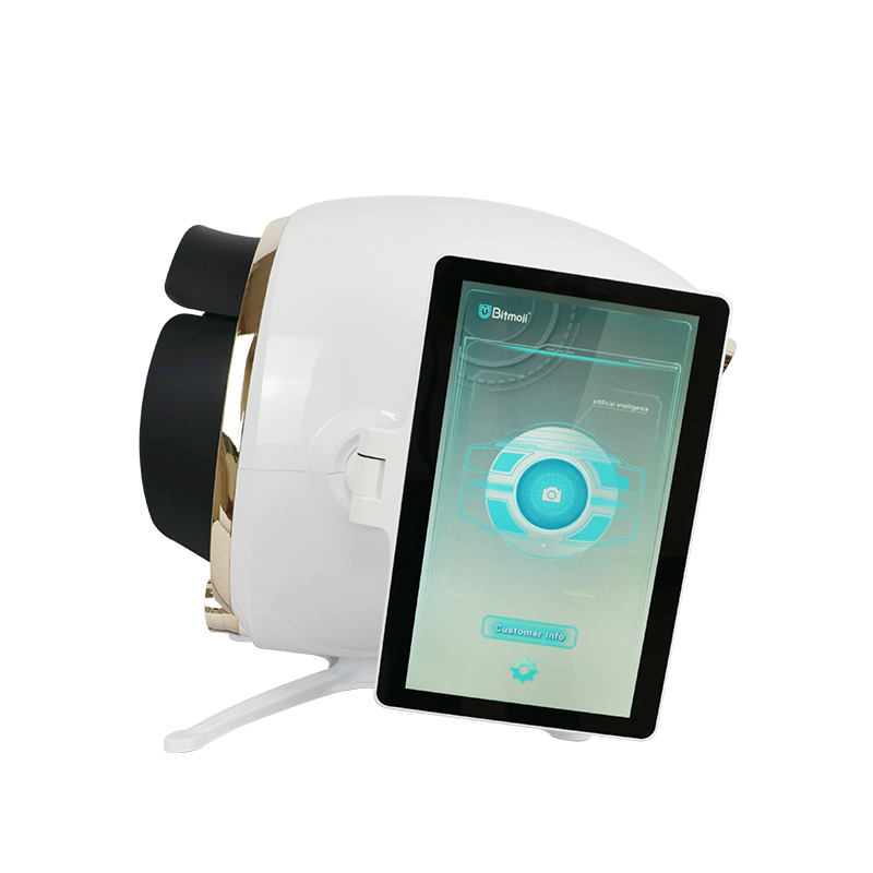 15 kinds of Language 3D skin analysis Facial Scanner  Skin Analyzer machine 