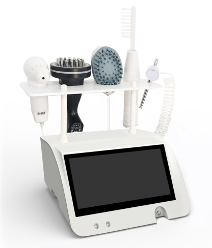 Scalp testing and nursing machine