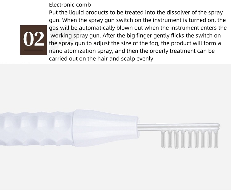 Scalp testing and nursing machine