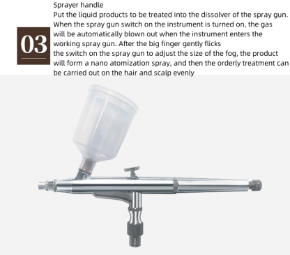 Scalp testing and nursing machine