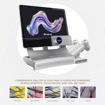 T5 AI Scalp Scanner Device 4 Spectral Analysis HD Imaging Scalp Analyzer 