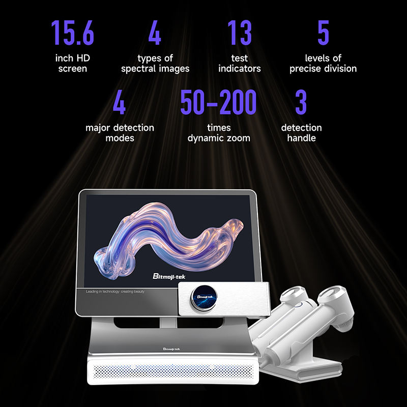 T5 AI Scalp Scanner Device 4 Spectral Analysis HD Imaging Scalp Analyzer 