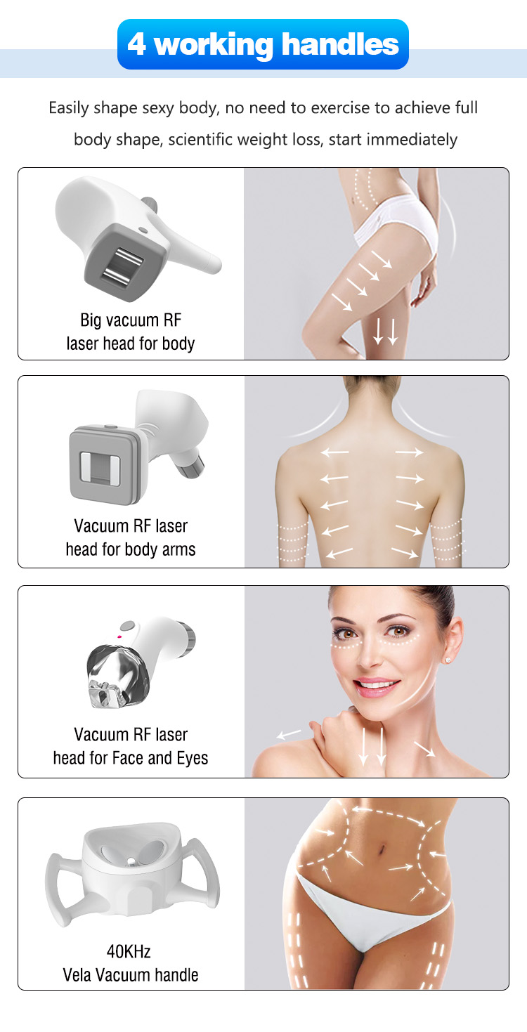 V687 4in1 Vela Shape Machine for Cellulite Reduction& Body Skin Tightening