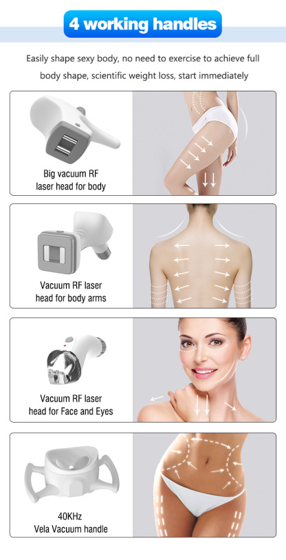 V687 4in1 Vela Shape Machine for Cellulite Reduction& Body Skin Tightening