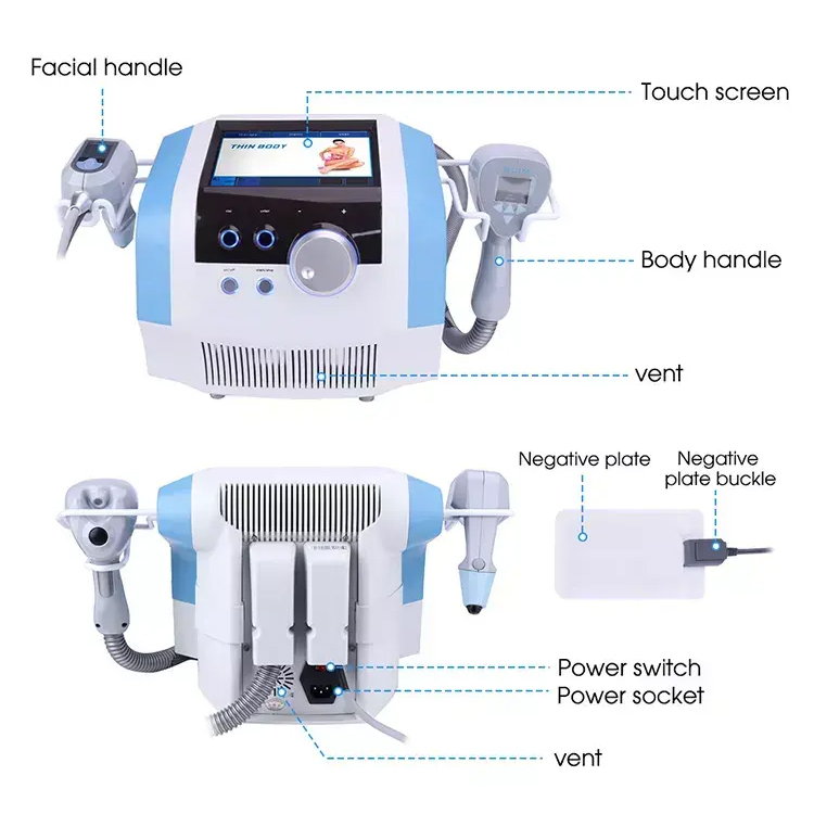 Portable BBL exilis ultrasound rf face lifting fat removal machine